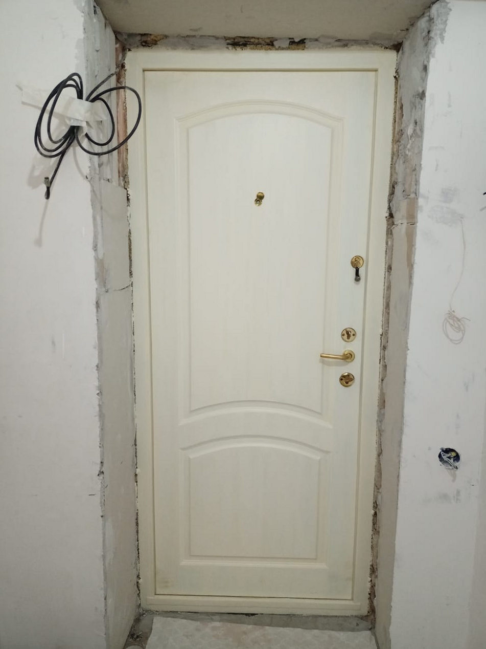 Демонстрация выполненных работ по замене МДФ панели